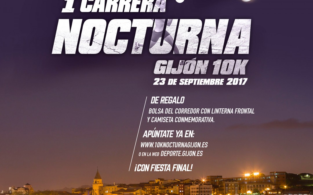 La EdP Carrera Nocturna Gijón 10k rompe la barrera del millar de inscritos