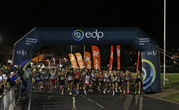 Éxito de participación en presente edición de la Carrera Nocturna de Gijón